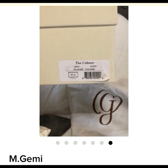 M Gemi grey sling back wedges - Picture 6 of 6